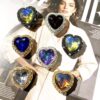 oly-fa113350af4479663f0ccc646f6338fc Wholesale Alloy Double Sided Mixed Color Heart Charms for DIY Phone Keychains Bag Chains Craft Supplies