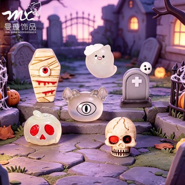 Wholesale Resin Halloween Ghost Witch Ornament Desktop Decor Gift for Resale