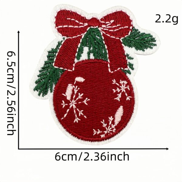 Wholesale Embroidery Thread Christmas Cloth Stickers Cartoon Cute Decorative Accent for Home Decor and Fashion Accessory