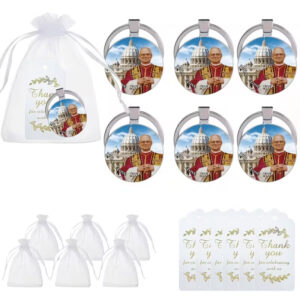 12pcs (single keychain + tag + gauze bag)