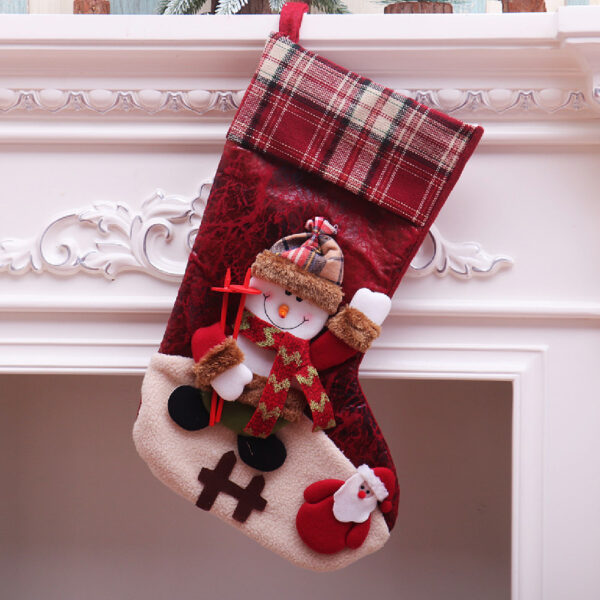 oly-fa5bff152f8b7a37f333b3c9e80aad1a Wholesale Cloth Christmas Santa Sock Gift Bag for Resale