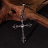 Wholesale Silver Cross Alloy Key Ring Boutique Jewelry Accessory for Women