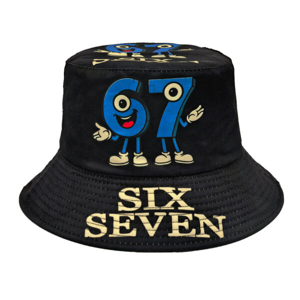 Wholesale Double Sided Cartoon Printed Bucket Hat Men Casual Summer Outdoor Sun Hat