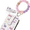 oly-fa96676d26b881119b6d0d718cd81473 Wholesale Pastoral Style PU Wallet Keychain with Wrist Strap and Card Holder Stylish Everyday Accessory