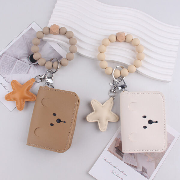 Wholesale Silicone Bracelet Keychain Solid Color Turmeric Party Gift Jewelry Accessory