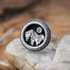 Wholesale Vintage Geometric Tree Motif Alloy Ring Jewelry Accessory for Gift Giving