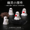 Wholesale Cute Halloween Ghost Resin Craft Figurine Decorative Accent Gift