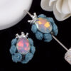 Wholesale Red Polymer Clay Crown Beads DIY Bag Charm Phone Accessory