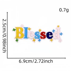 Cartoon english cloth sticker 31#