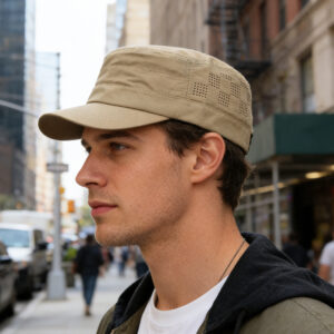 oly-fad2451bba911d43b139f2ec3b215edc Wholesale Mesh Quick Dry Flat Top Baseball Cap Solid White for Summer Sun Protection