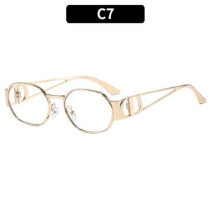 C7-Gold-framed white film