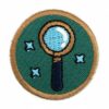 Wholesale Boutique Cartoon Outdoor Adventure Embroidered Round Patch Polyester Thread Decorative Badge