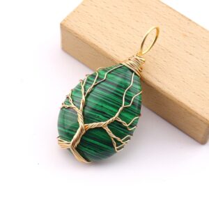 Malachite (synthetic) (2.4x3.4cm)