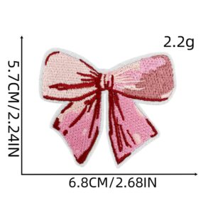Bow cloth stickers 10#