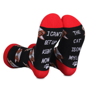 Black and red cat-no. 8 / One Size