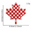 oly-fb25fcb60f81e218e510419ef8f26489 Wholesale Checkerboard Clover Maple Leaf Embroidered Patches Set of 4 Iron On DIY Clothing Decor Craft Supply