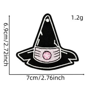 Dark skull series cloth sticker 8#