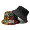 Wholesale Bohemian Reversible Bucket Hat Unisex Sun Protection Casual Fashion Accessory