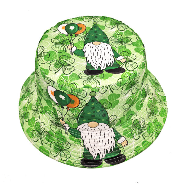 Wholesale Trendy Fisherman Hat with Irish Clover Print for St. Patrick's Day Fashion Accessory