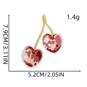 Cherry cloth stickers 12#