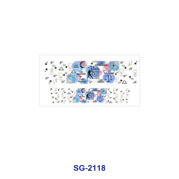 oly-fb43a28116c1516885c38533fee7d98a Wholesale 8pcs Mixed Zodiac Horoscope Astrology Print 3oz Cup Stickers Wrap