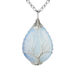 Opal water drop (large size 3x4cm) (synthetic)