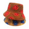 Wholesale Rhinestone Double Sided Flower Bucket Hat Sun Protection Fashion Accessory Gift