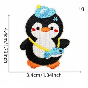 Cartoon little penguin cloth sticker 7 #