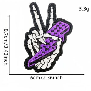Skeleton hand cloth sticker 2 #