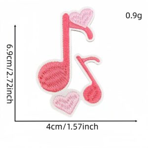 Cartoon black and pink fabric applique 15#