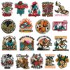 Wholesale 18pcs Cowgirl Patch Set Western Style Leopard Cactus Embroidered Patches DIY Clothing Accessory
