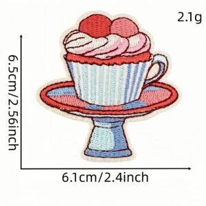 Pink series cloth stickers 4 #