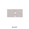 Wholesale 8pcs Mixed Cartoon Cowgirl Cute Girl Music Note Print 3oz Cup Stickers Wrap