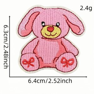 Pink series cloth stickers 9 #