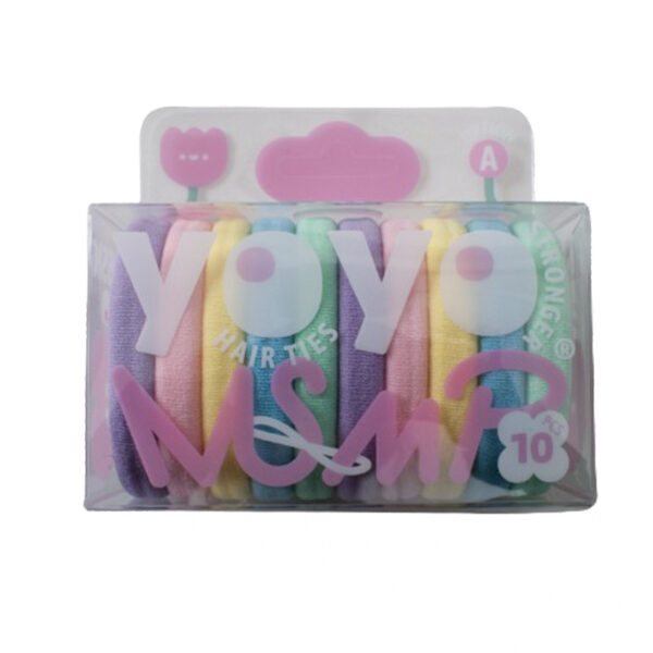 oly-fbb512a4303618315ed13b8bdd952c24 Wholesale Macaron Color Korean Sweet Hair Ties 10pcs Box Fashion Hair Accessory Boutique Resale