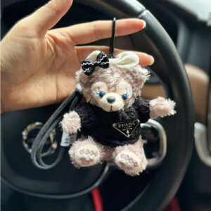 Black sweater bow [shirley rose] / Approximately 10cm, comes with a rope stopper