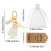 oly-fbc8935dec117f7af773d22e0c85871b Wholesale Double Sided Cherry Blossom Alloy Keychain Bag Charm Back to School Fashion Accessory Gift