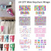 oly-fbcb21b6fa3e39d952c536e96b5d21be Wholesale 8pcs Cute Mini Doodle Element Mini Keychain Sticker