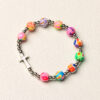 oly-fbd15fc86222f0ba93ccb10e78ae3add Wholesale Colorful 8mm Bead Cross Bracelet Elastic String Fashion Accessory for Gift