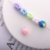oly-fbfd142cc4c60eb346b30d8722d8d7b4 Wholesale Acrylic Electroplated Beads Solid Purple Loose Beads for DIY Jewelry Bracelet Bag Charm Craft Supply