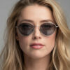 Wholesale Retro Metal Oval Sunglasses UV400 Unisex Fashion Accessory for Outdoor