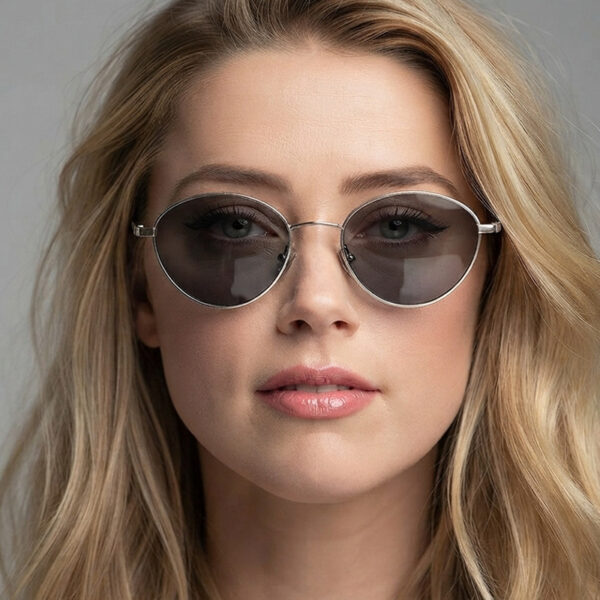 Wholesale Retro Metal Oval Sunglasses UV400 Unisex Fashion Accessory for Outdoor