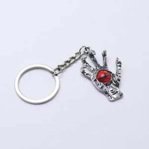 Wholesale Silver Evil Eye Claw Keychain Pendant Stylish Car Key Accessory for Men