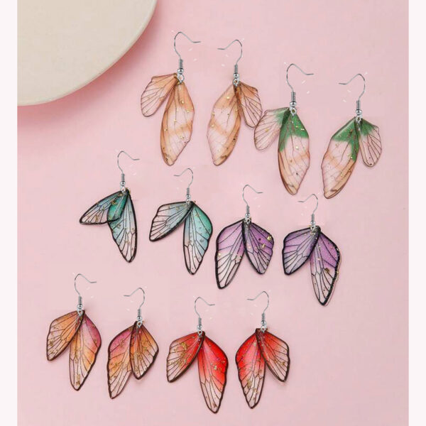oly-fc09fe18dd376aed5377ed6aabec5891 Wholesale Acrylic Butterfly Wing Earrings Fashion Accessory for Boutique Resale