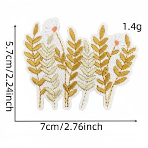 Plant flower cloth sticker 2#