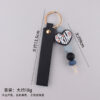 Wholesale Be Kind Heart Silicone Keychain Bag Charm Car Key Accessory Gift
