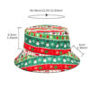 Wholesale Trendy Fisherman Hat with Christmas Snowman Pattern for Everyday Sun Protection