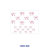 Wholesale 2/4/8pcs Bow Cherry Flower Pattern Mini Cup Keychain Sticker