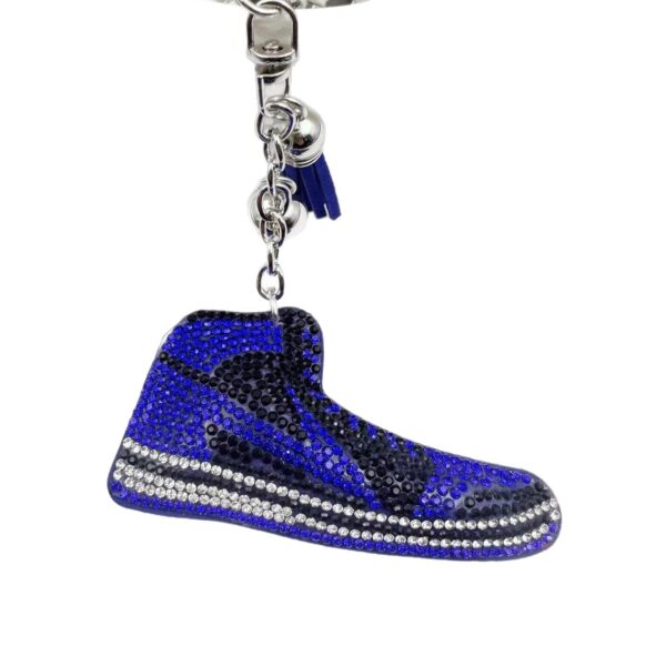 Wholesale Crystal Rhinestone Sneaker Keychain Fashion Accessory for Bag or Car Great Wedding Gift