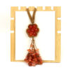 oly-fcab0c78ce40955a7a9bc5fcdbd81ae8 Wholesale Hand woven Crystal Bead Keychain with Floral Pattern Fashion Accessory for Boutique Resale